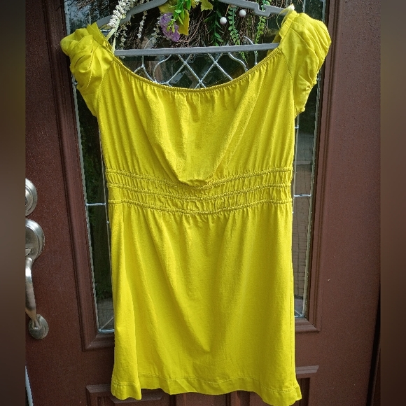 Zara 🍋‍🟩 Lime Green 💚 Dress Size M.Pit To Put 18".Length 34" - Picture 3 of 5